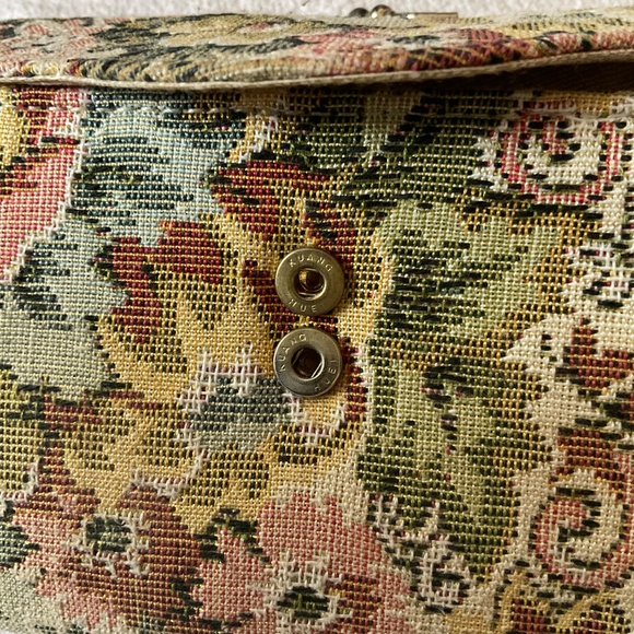 VINTAGE WALLET  BAG  CARPET MATERIAL - Picture 12 of 16